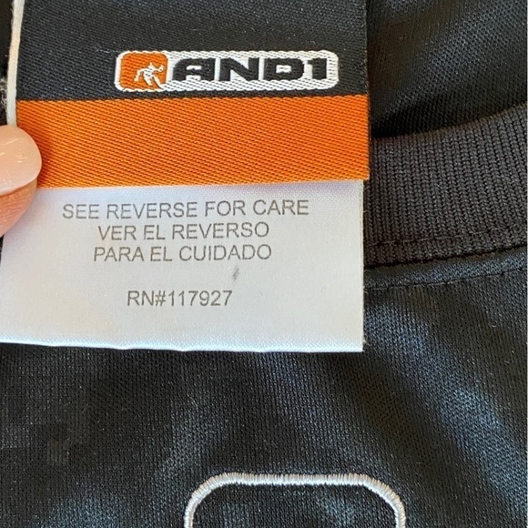 AND1 Mens Basketball Black T-Shirt Top with Players all Over The Shirt Size XL - Picture 6 of 13